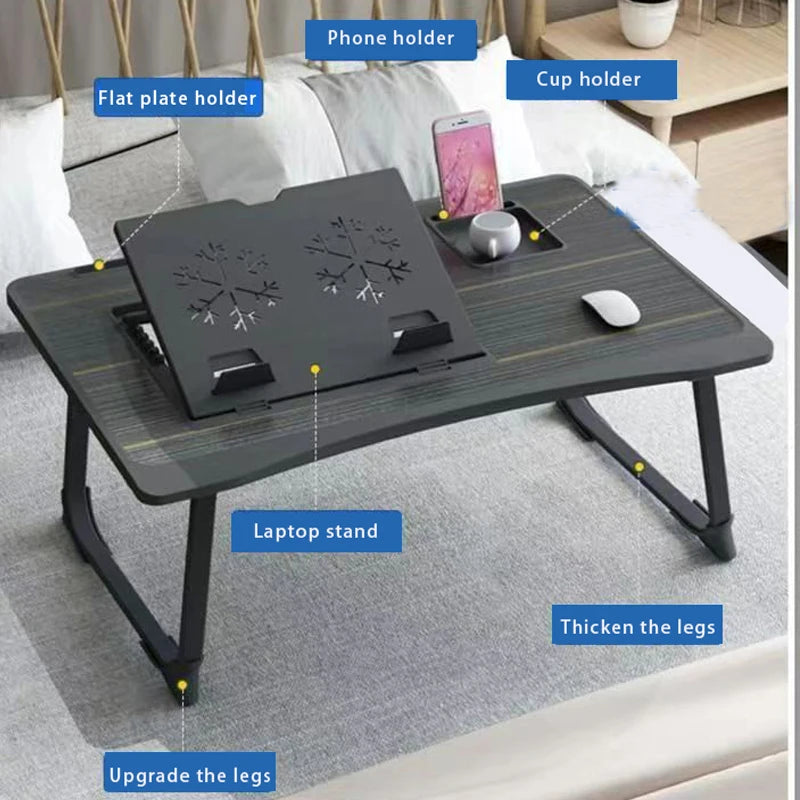Adjustable Folding Laptop Desk for Bed & Breakfast