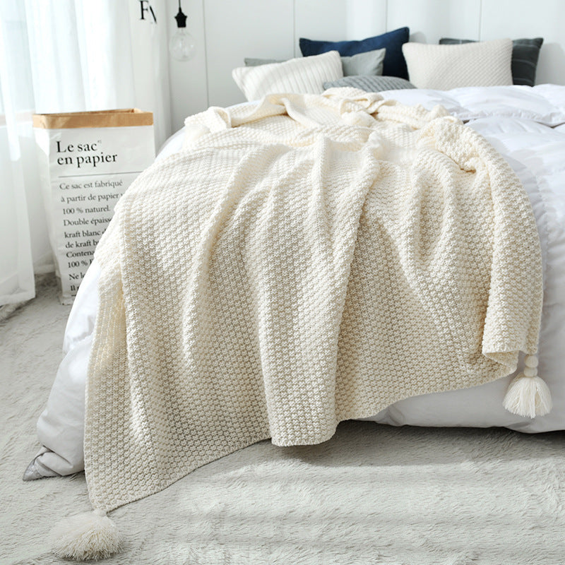 Living Room Sofa Chair Lunch Break Blanket
