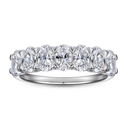 925 Silver Ring Zircon Ring Gang Drill Temperament Diamond Ring