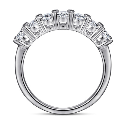925 Silver Ring Zircon Ring Gang Drill Temperament Diamond Ring