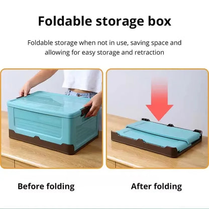 Foldable Storage Box - Durable PP Material, Large Capacity for Clothing & Toys, Space-Saving Organizer
