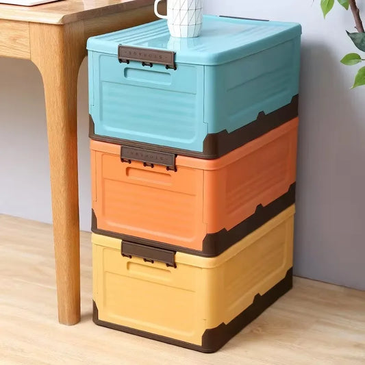 Foldable Storage Box - Durable PP Material, Large Capacity for Clothing & Toys, Space-Saving Organizer